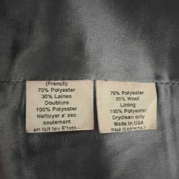 Eva Franco Womens 10 Pink Gray Geometric‎ Pencil Skirt Wool Pleated Front Preppy - Picture 7 of 7